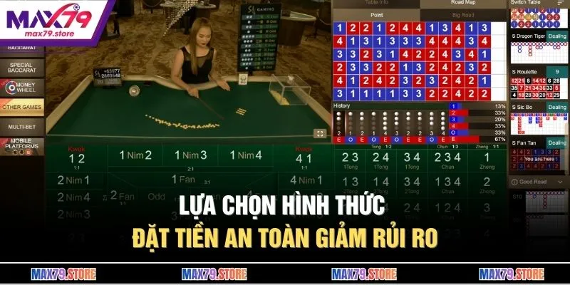 Lựa chọn hình thức đặt tiền an toàn giảm rủi ro