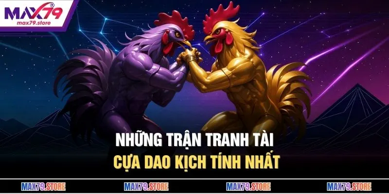Những trận tranh tài cựa dao kịch tính nhất